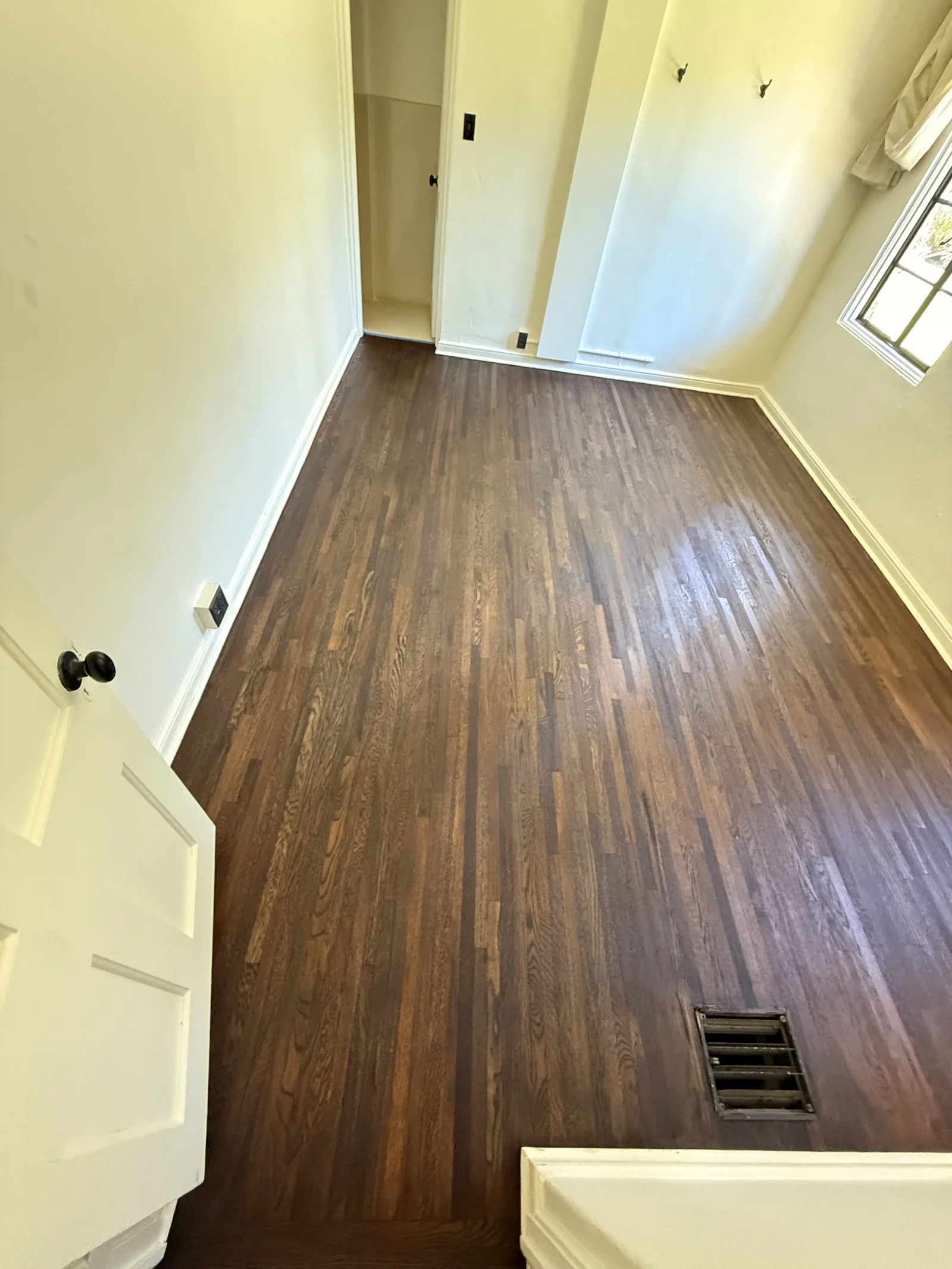Hardwood flooring installation in a Alma, WI home by MVP Interiors