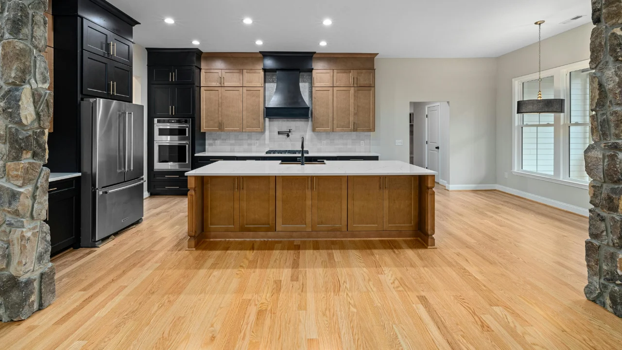 Typical WI home interior with new flooring