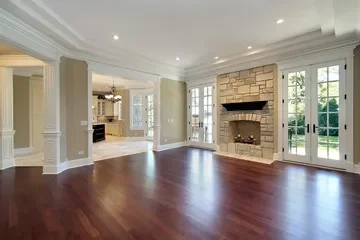 Typical WI home interior with new flooring