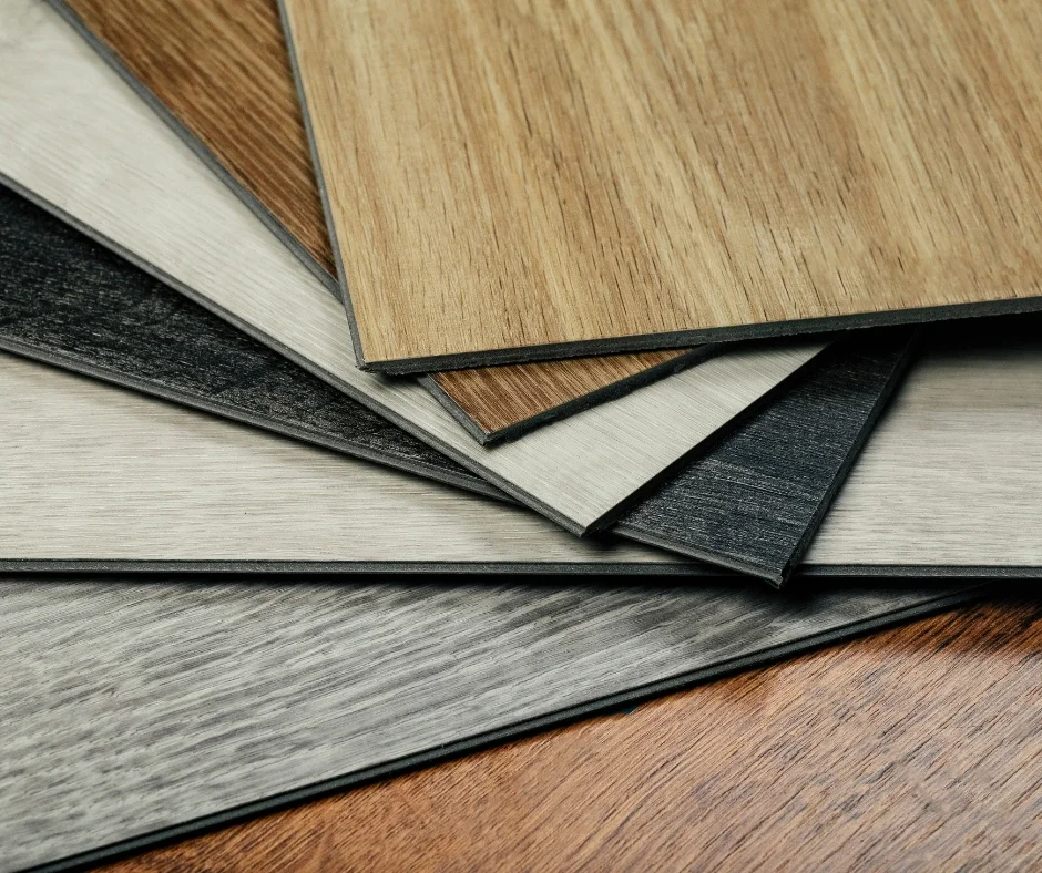 Project draw schedule on a measured flooring drawing